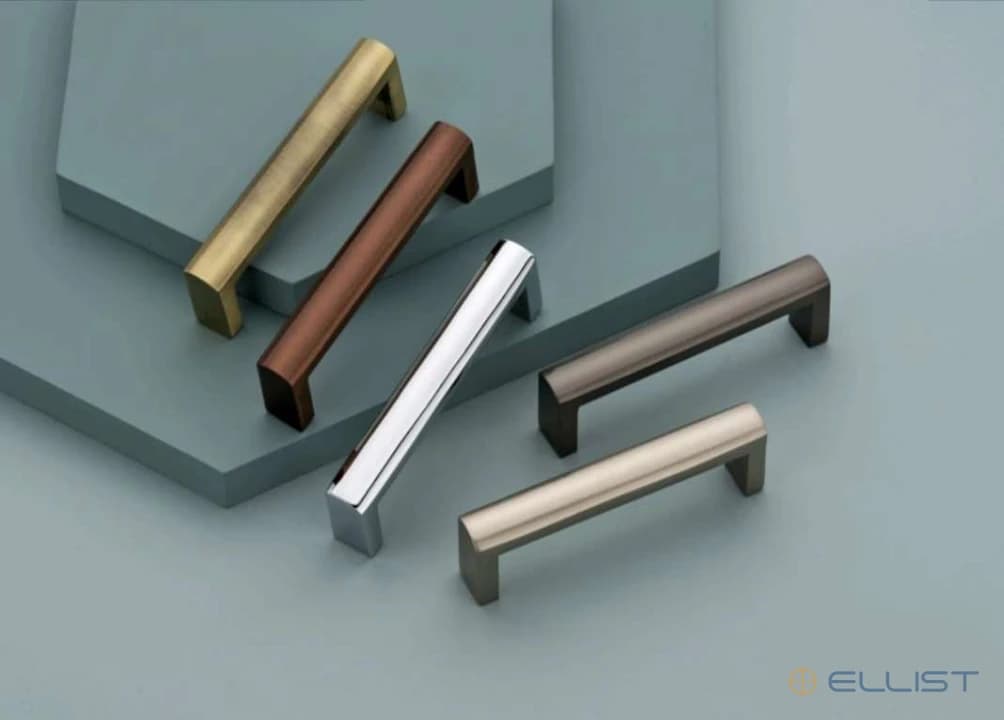 ELLIST cabinet handle model 43, 16X8 D (16X8 LEG)