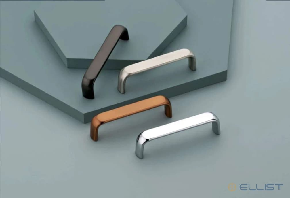 ELLIST cabinet handle model 42, BIG OVEL FLAT
